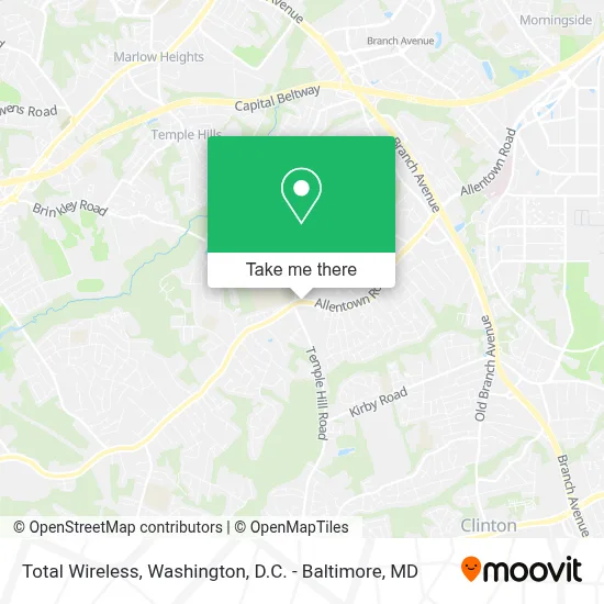 Total Wireless map