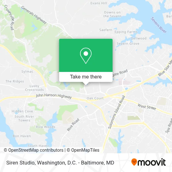 Siren Studio map