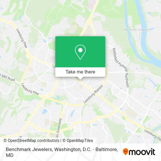 Benchmark Jewelers map