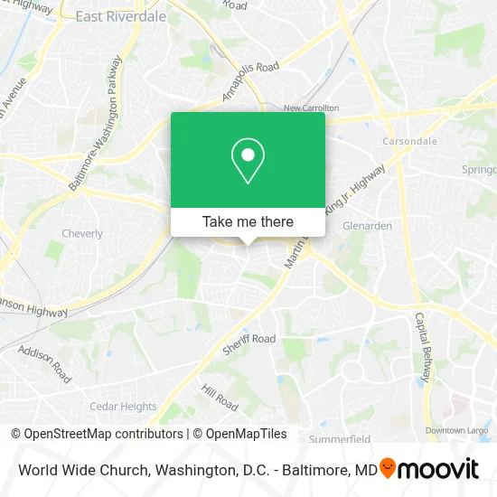 World Wide Church map