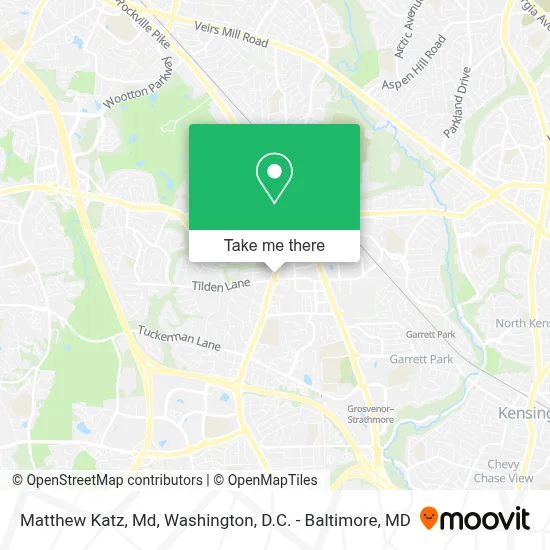 Matthew Katz, Md map
