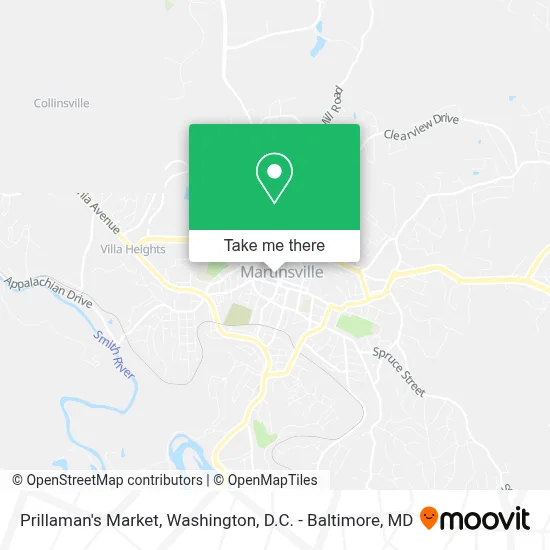 Prillaman's Market map