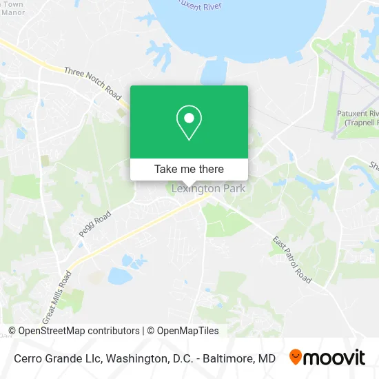 Cerro Grande Llc map
