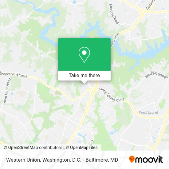 Western Union map