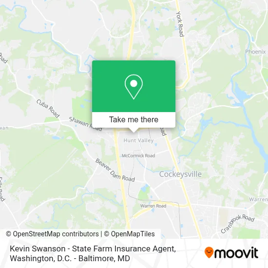 Kevin Swanson - State Farm Insurance Agent map