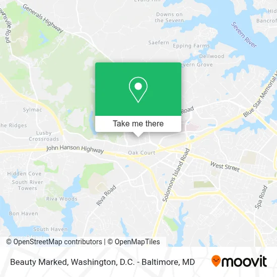 Beauty Marked map
