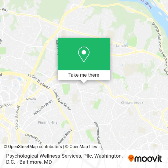 Psychological Wellness Services, Pllc map