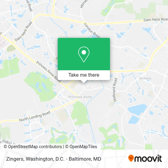 Zingers map