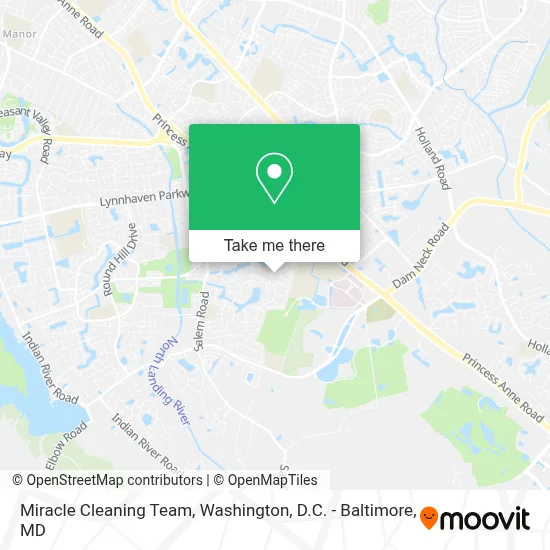 Miracle Cleaning Team map