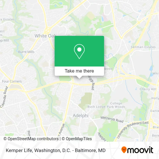 Kemper Life map
