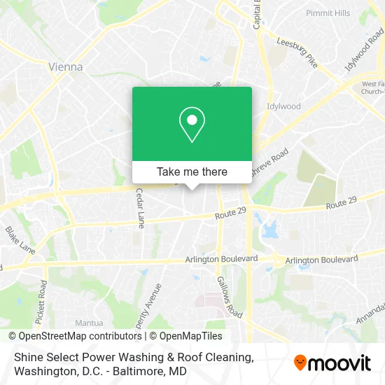 Shine Select Power Washing & Roof Cleaning map