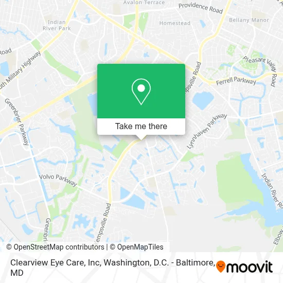 Clearview Eye Care, Inc map