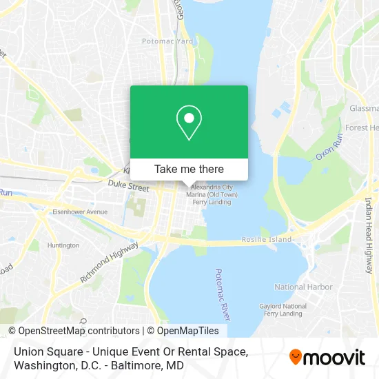 Union Square - Unique Event Or Rental Space map