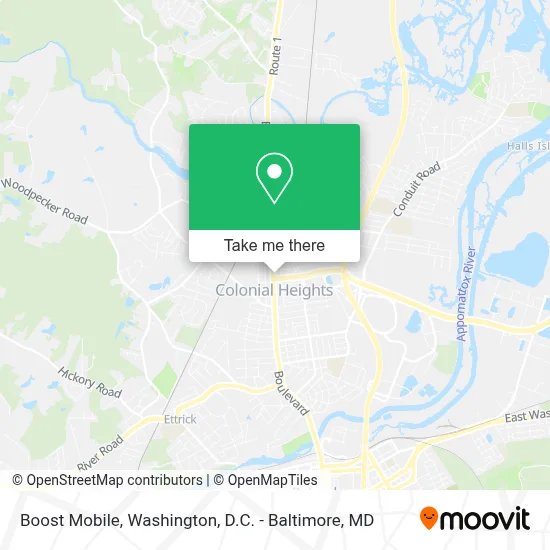 Boost Mobile map