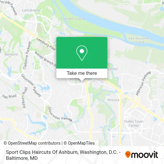Sport Clips Haircuts Of Ashburn map