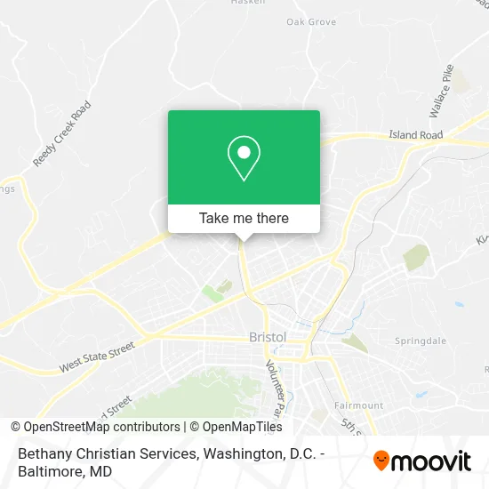 Bethany Christian Services map