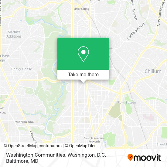 Washington Communities map