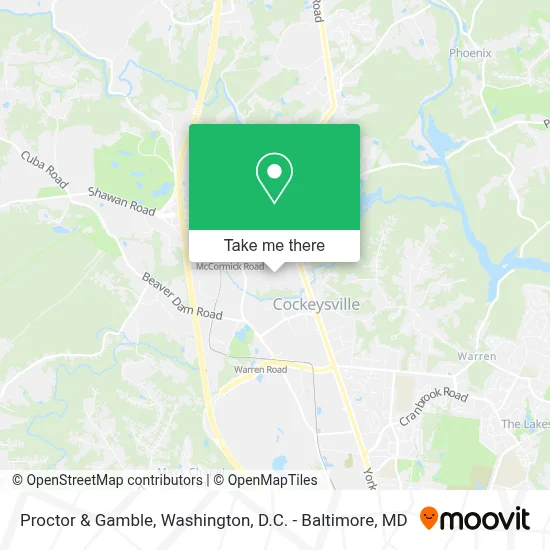 Proctor & Gamble map