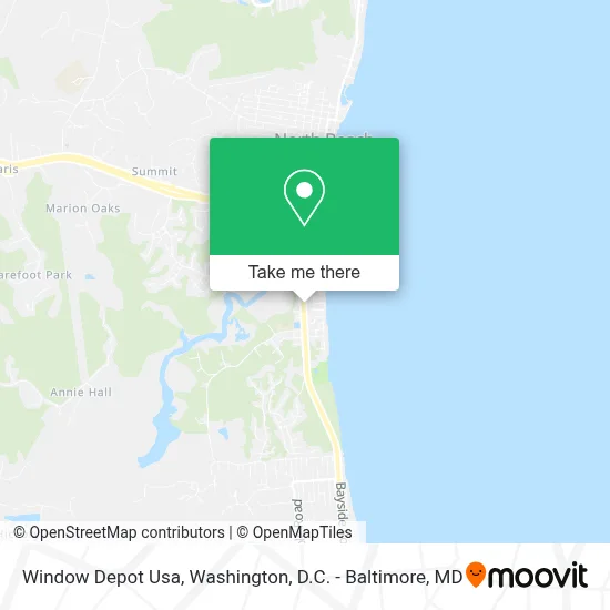 Window Depot Usa map