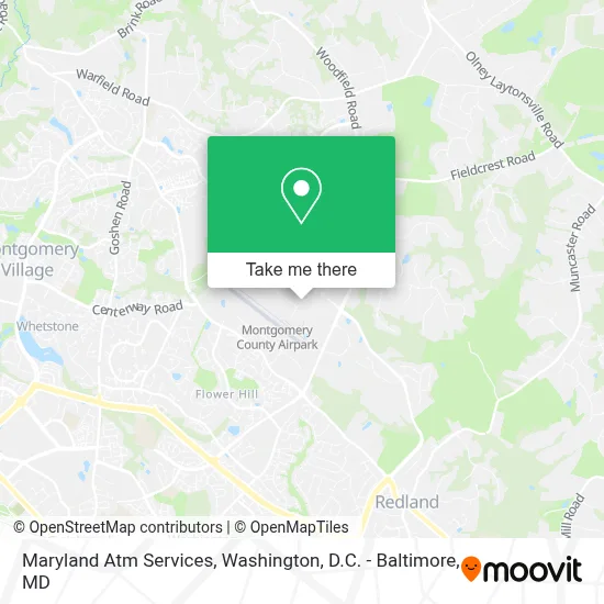 Maryland Atm Services map