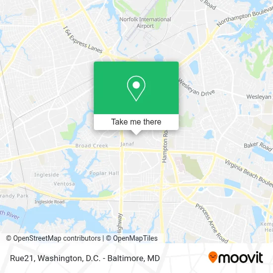 Rue21 map