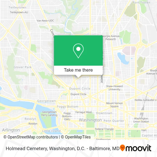 Holmead Cemetery map