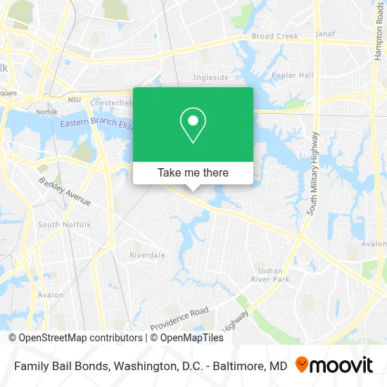Family Bail Bonds map