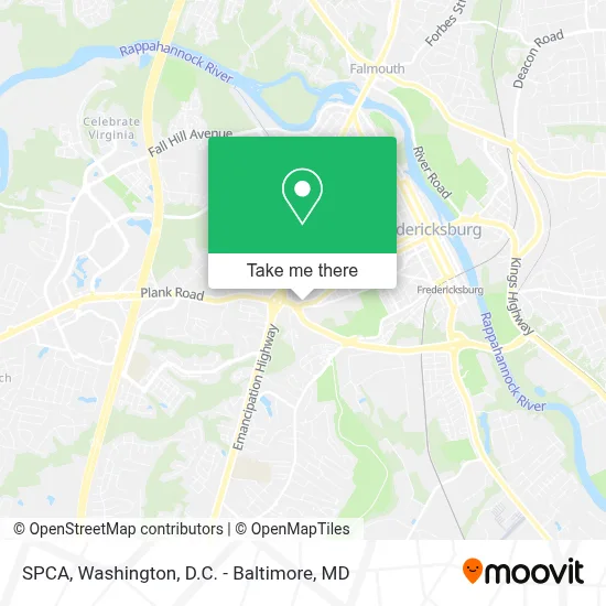 Spca map