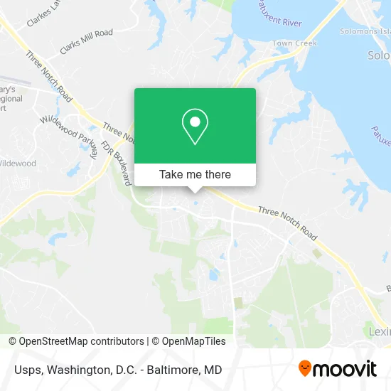 Usps map