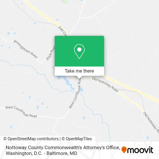 Nottoway County Commonwealth's Attorney's Office map