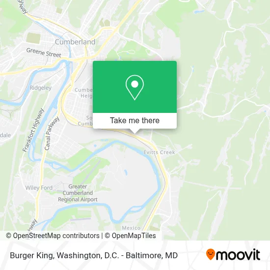 Burger King map