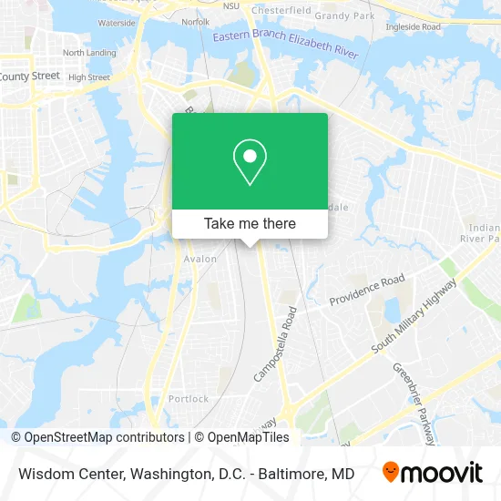 Wisdom Center map