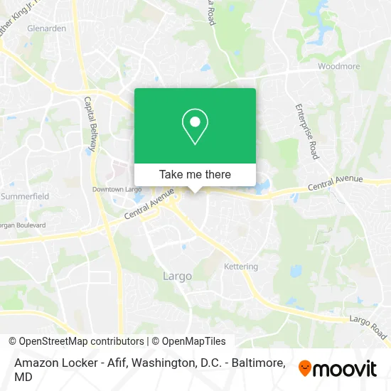 Amazon Locker - Afif map