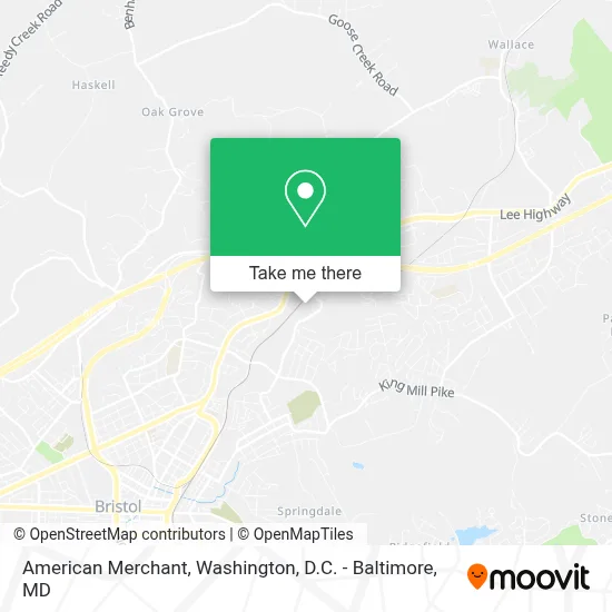 American Merchant map
