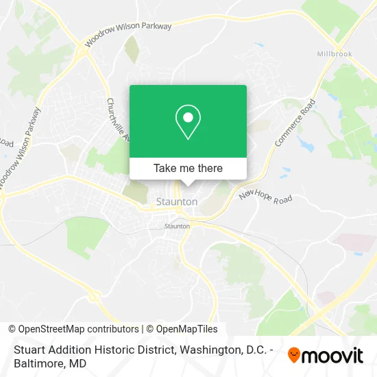 Stuart Addition Historic District map