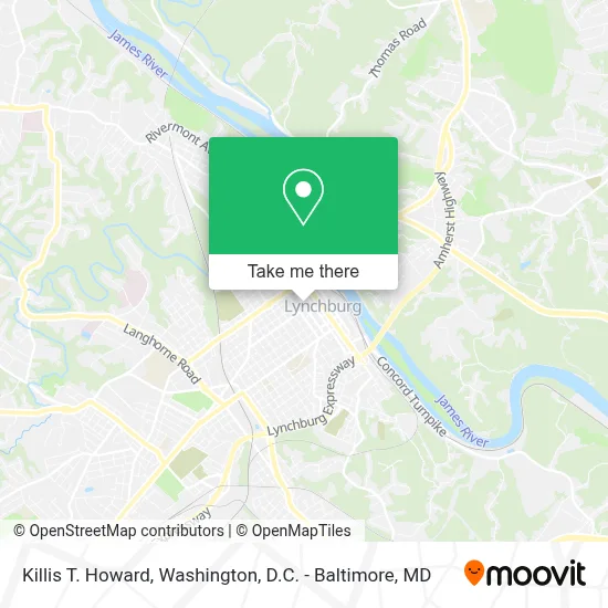 Killis T. Howard map