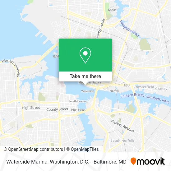 Waterside Marina map