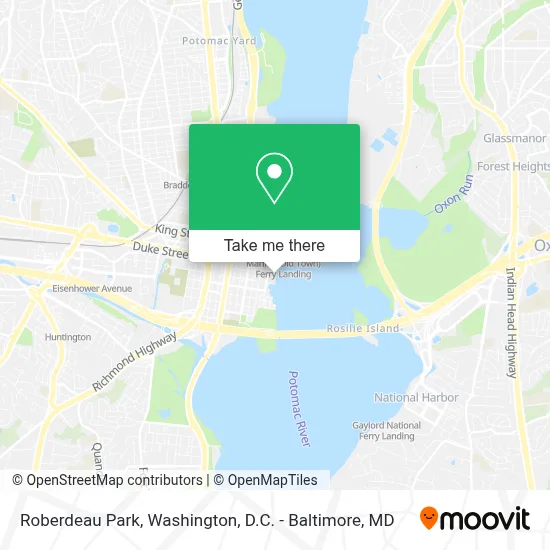 Roberdeau Park map