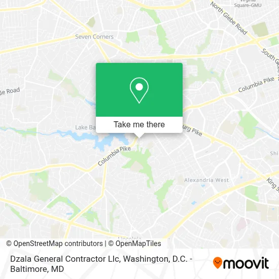 Dzala General Contractor Llc map