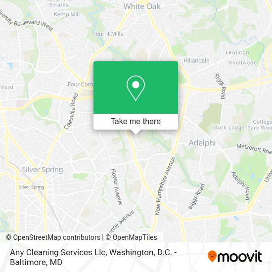 Any Cleaning Services Llc map