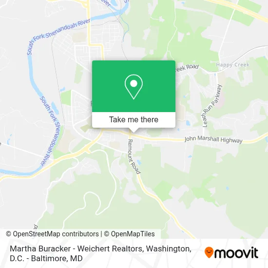 Martha Buracker - Weichert Realtors map