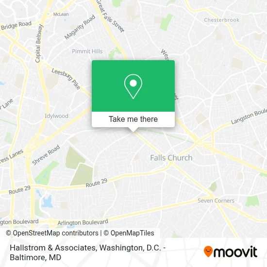 Hallstrom & Associates map