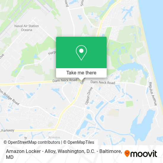 Amazon Locker - Alloy map
