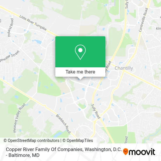 Copper River Family Of Companies map
