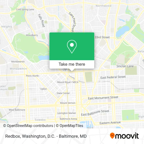 Redbox map