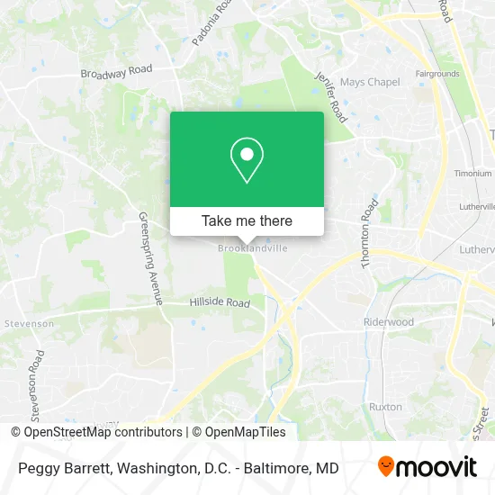 Peggy Barrett map