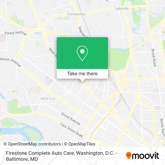 Firestone Complete Auto Care map