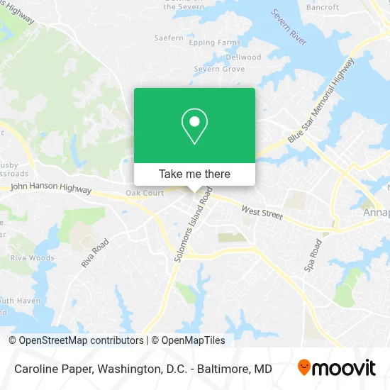 Caroline Paper map