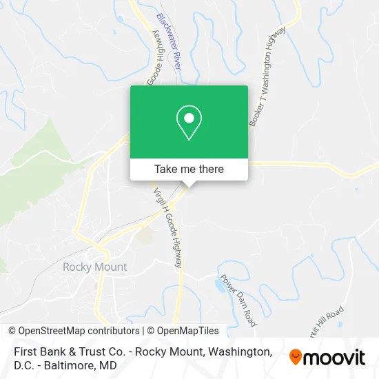 First Bank & Trust Co. - Rocky Mount map