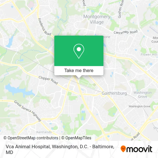 Vca Animal Hospital map